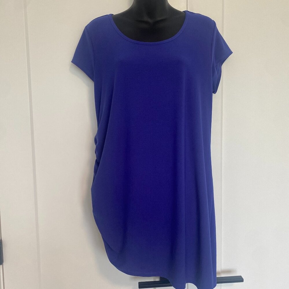 Stork &‎ Babe Ruched Short Tee Dress Maternity Size XL